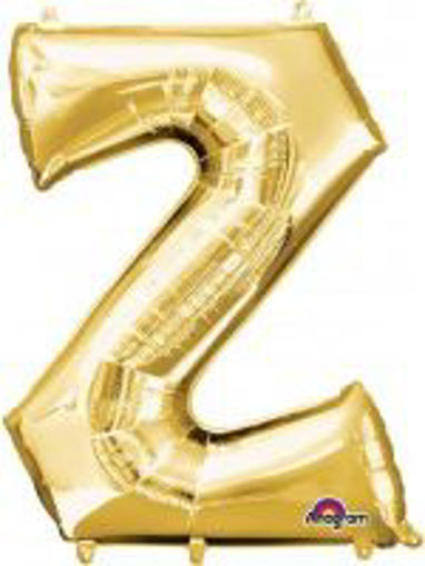Picture of GOLD LETTER Z FOIL BALLOON